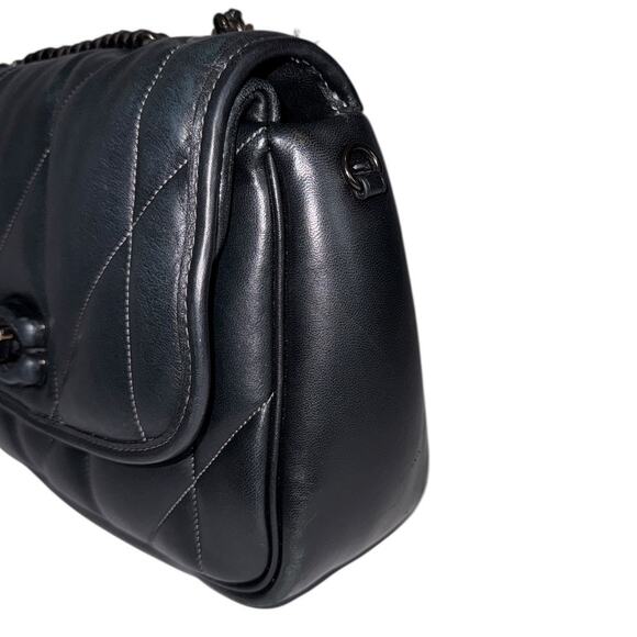 COACH Quilted Pillow Madison Shoulder & Crossbody Bag in Black Nappa Leather - Picture 6 of 16